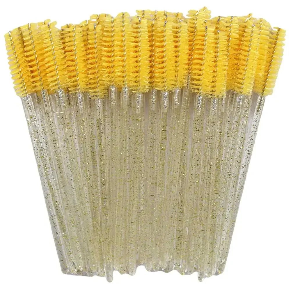 Crystal Eyelashes Brush Comb 50Pcs