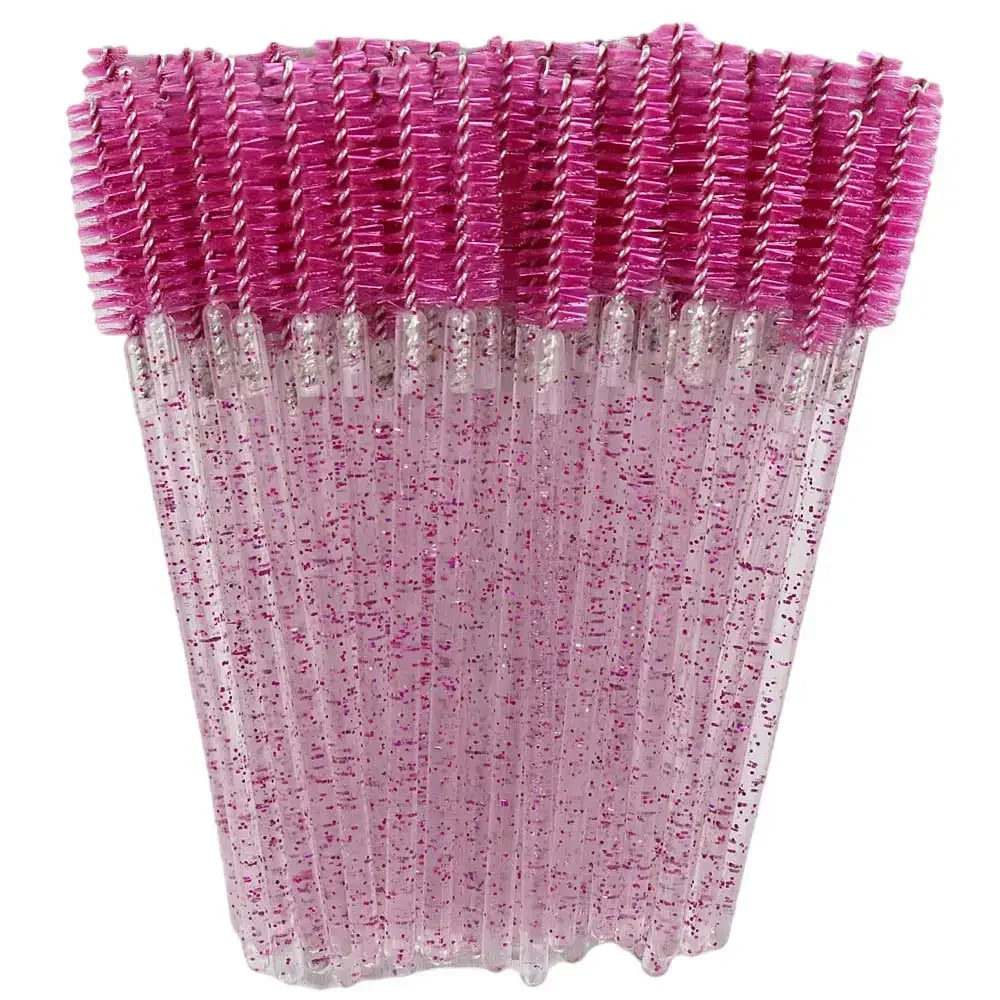 Crystal Eyelashes Brush Comb 50Pcs