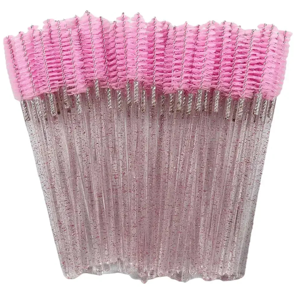 Crystal Eyelashes Brush Comb 50Pcs