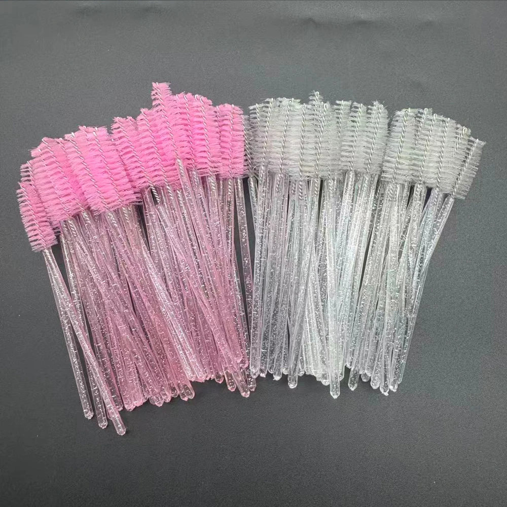 Crystal Eyelashes Brush Comb 50Pcs