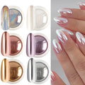 6pcs Chrome Nail Powder Pigment
