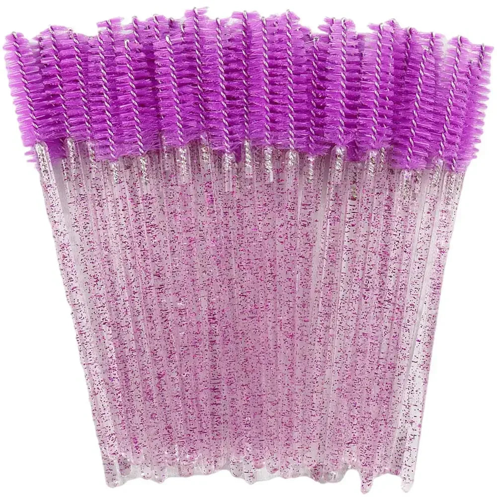 Crystal Eyelashes Brush Comb 50Pcs