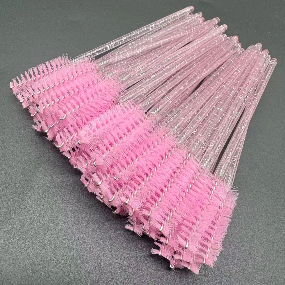 Crystal Eyelashes Brush Comb 50Pcs