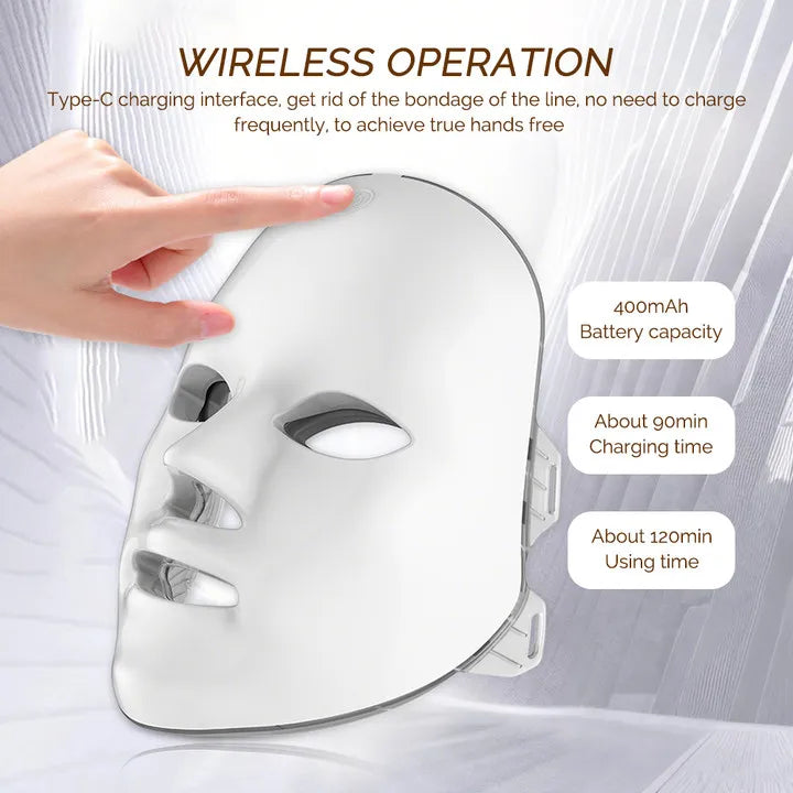 Rechargeable Facial LED Mask